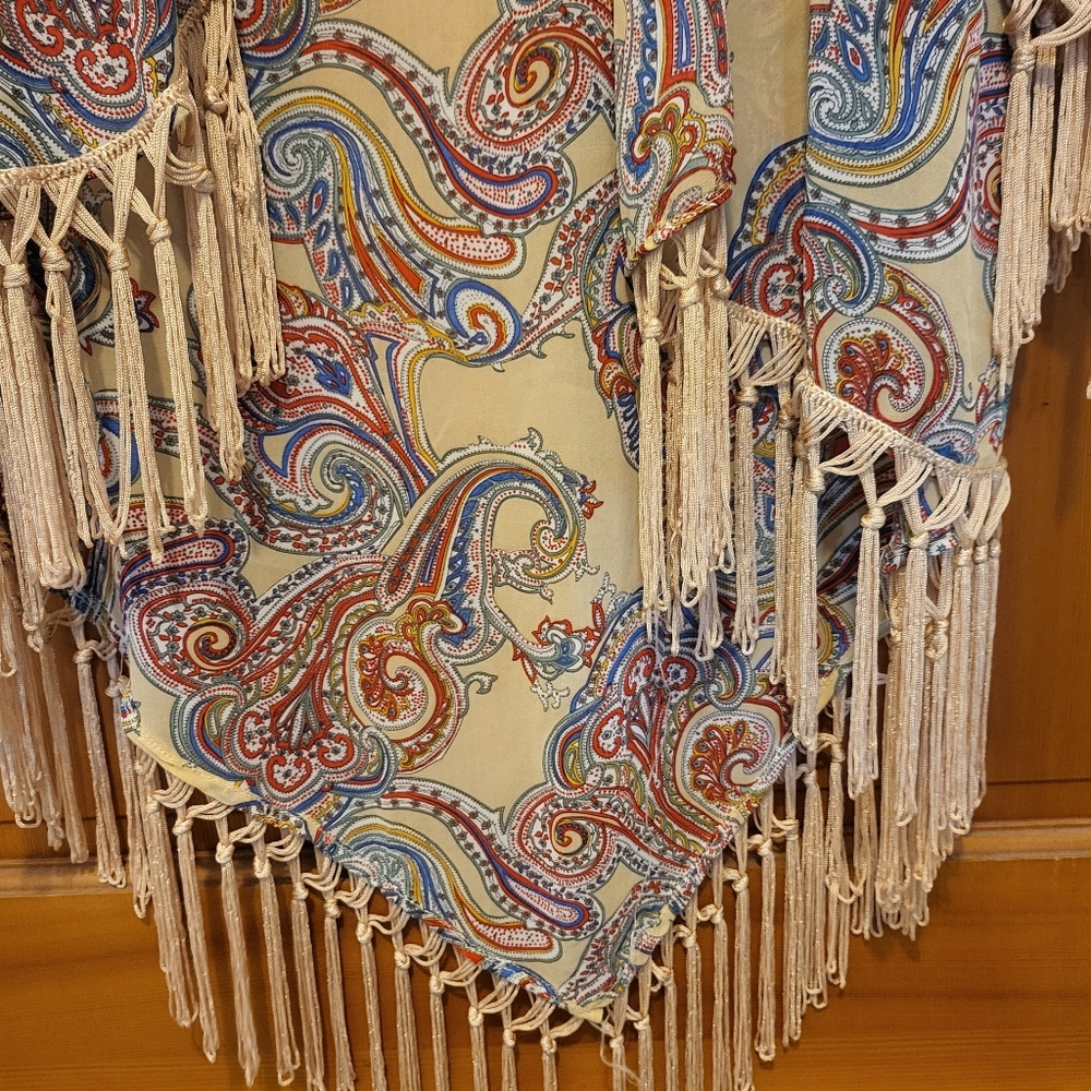 Cotton Candy Paisley Kimono Size Small - Picture 4 of 7